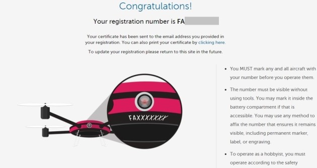 Drone registration