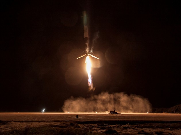 Image: SpaceX Falcon descent