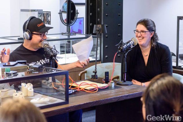 GeekWire podcast at Fox's Seattle jewelry store