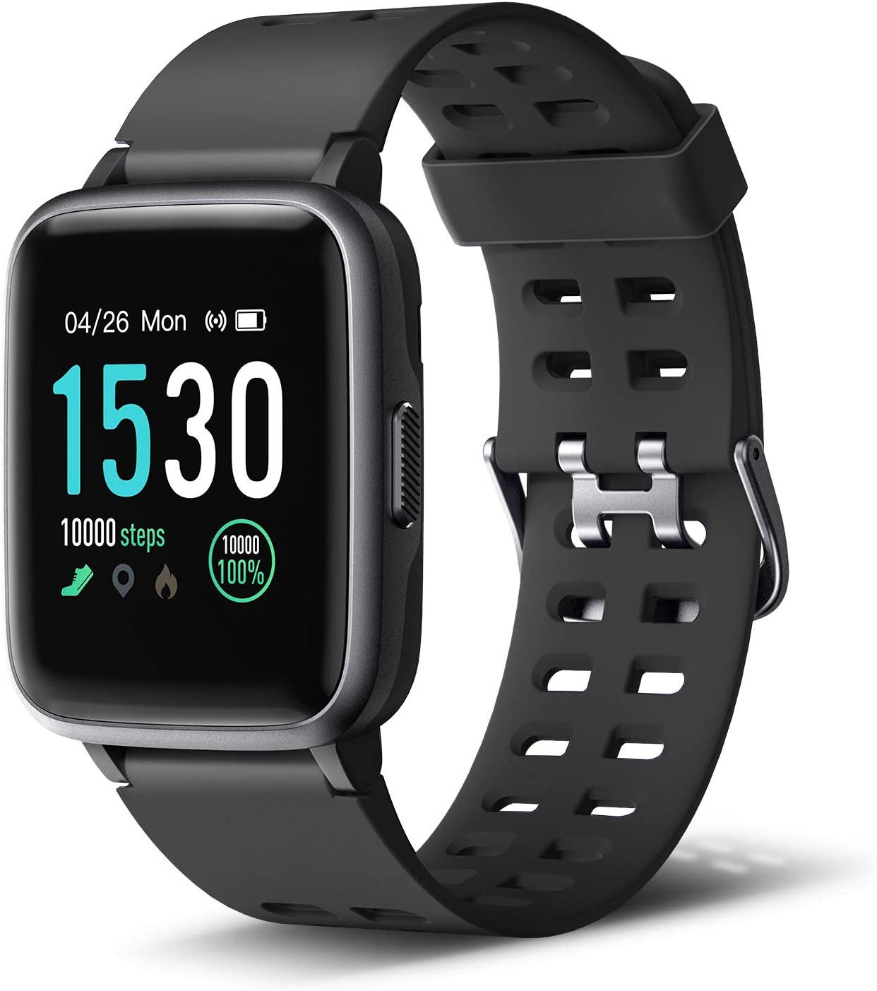 Letsfit Fitness Tracker HR, Activity Tracker with 1.3" Color Screen, 5ATM Waterproof  Smart Watch with Heart Rate Monitor Sleep Monitor Step Calorie Counter  Black : Amazon.co.uk: Sports & Outdoors