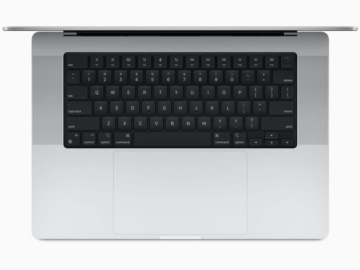 MacBook Pro 2021 keyboard