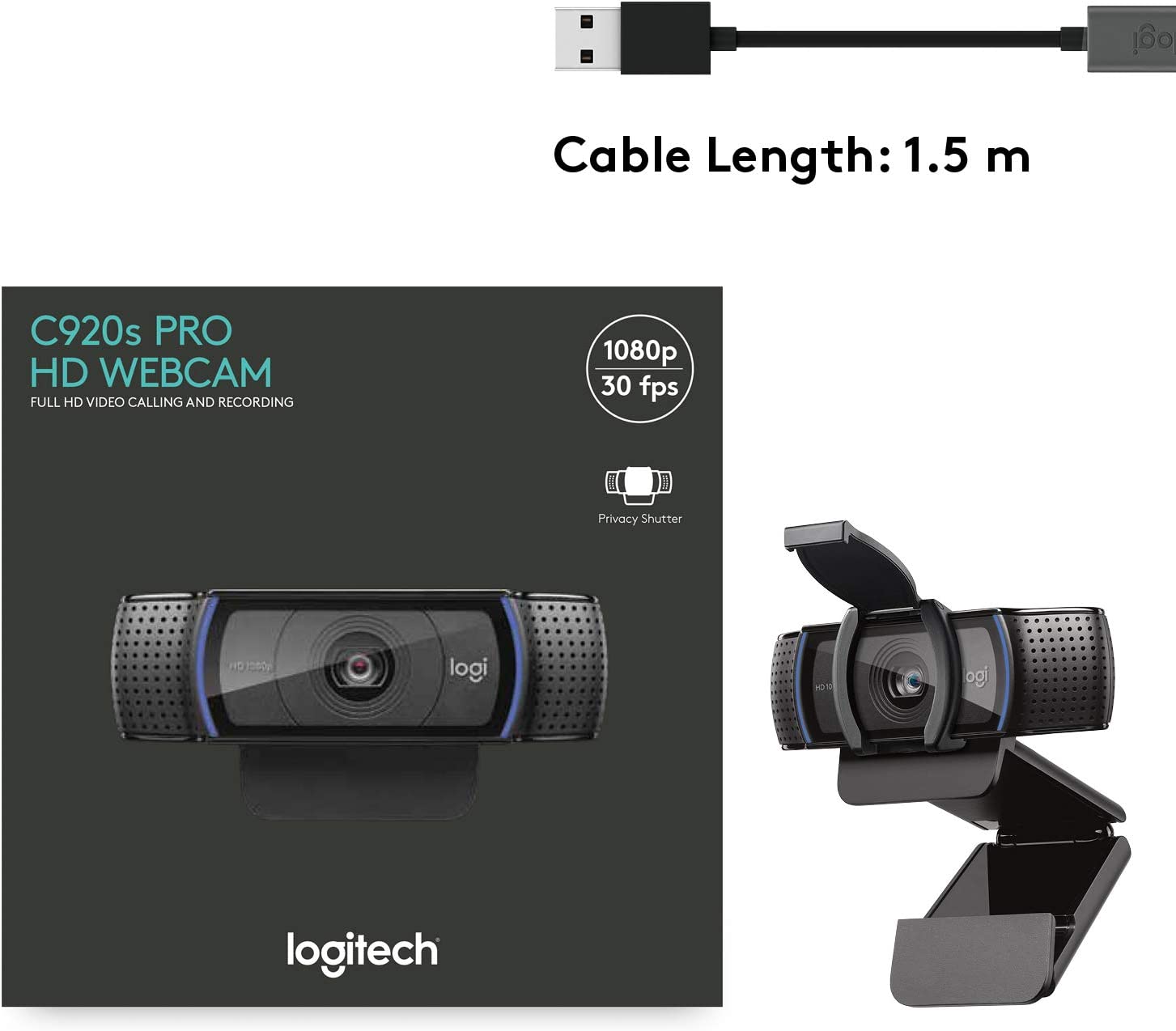 The Logitech C920s HD Pro is the best webcam for almost anyone who wants simplicity, good quality, and affordability