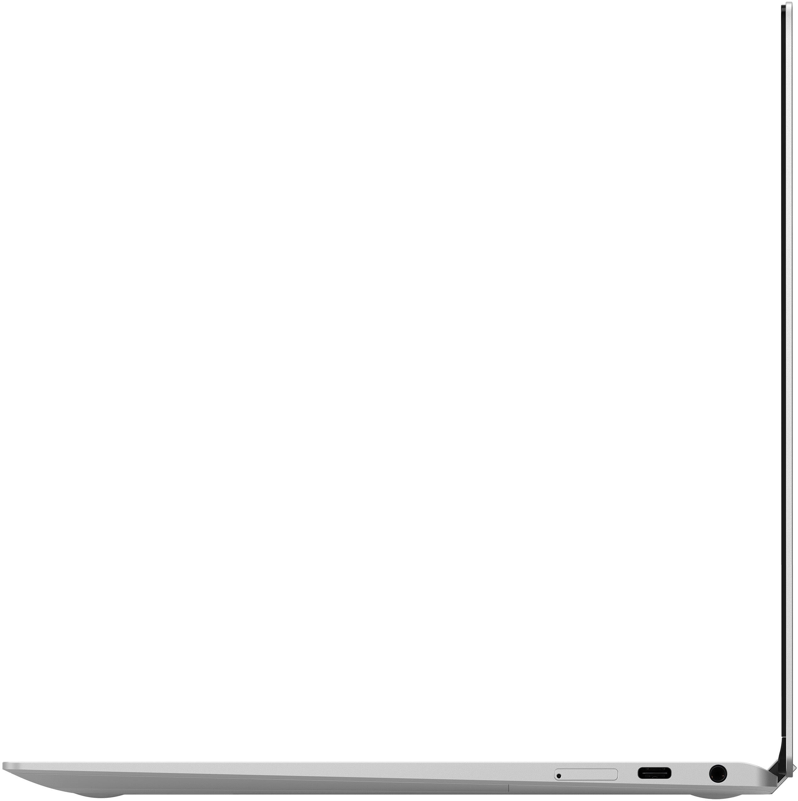 Zoom in on Alt View Zoom 12. Samsung - Galaxy Book Pro 360 5G 13.3" AMOLED Touch Screen  - Intel® Core™ i5-1130G7 - 8GB Memory -  256GB SSD - Mystic Silver.
