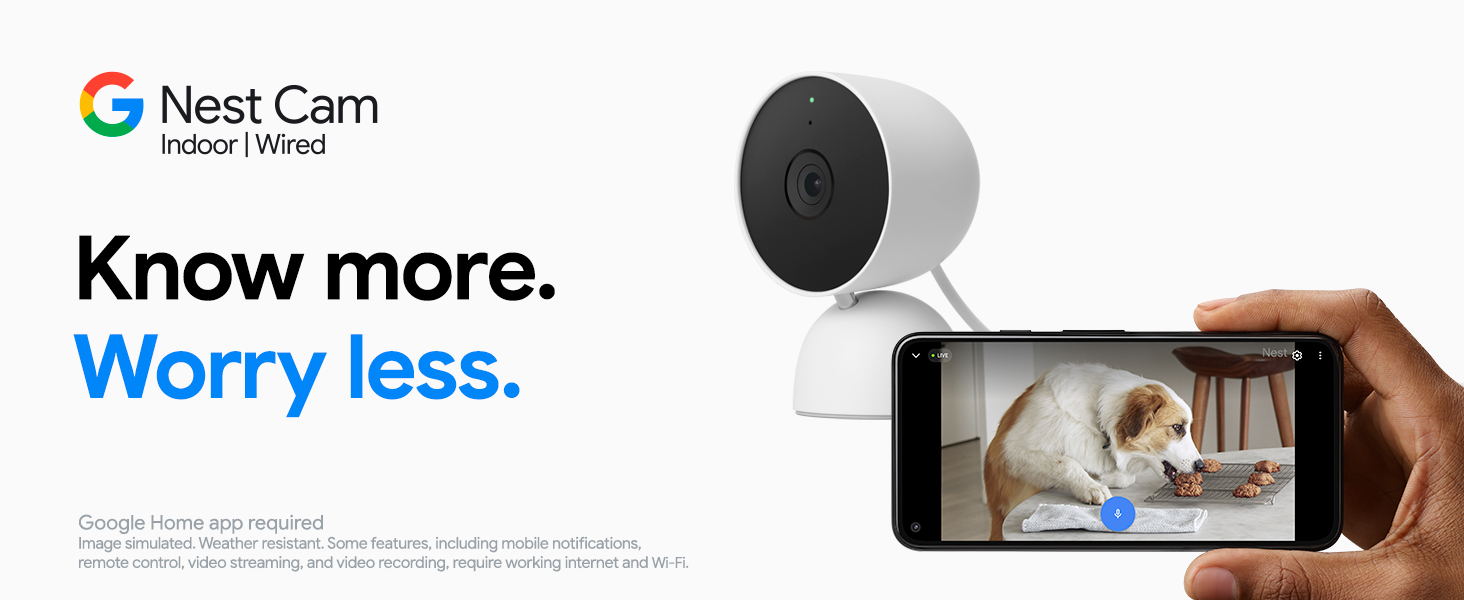 Nest Camera with Google Home App