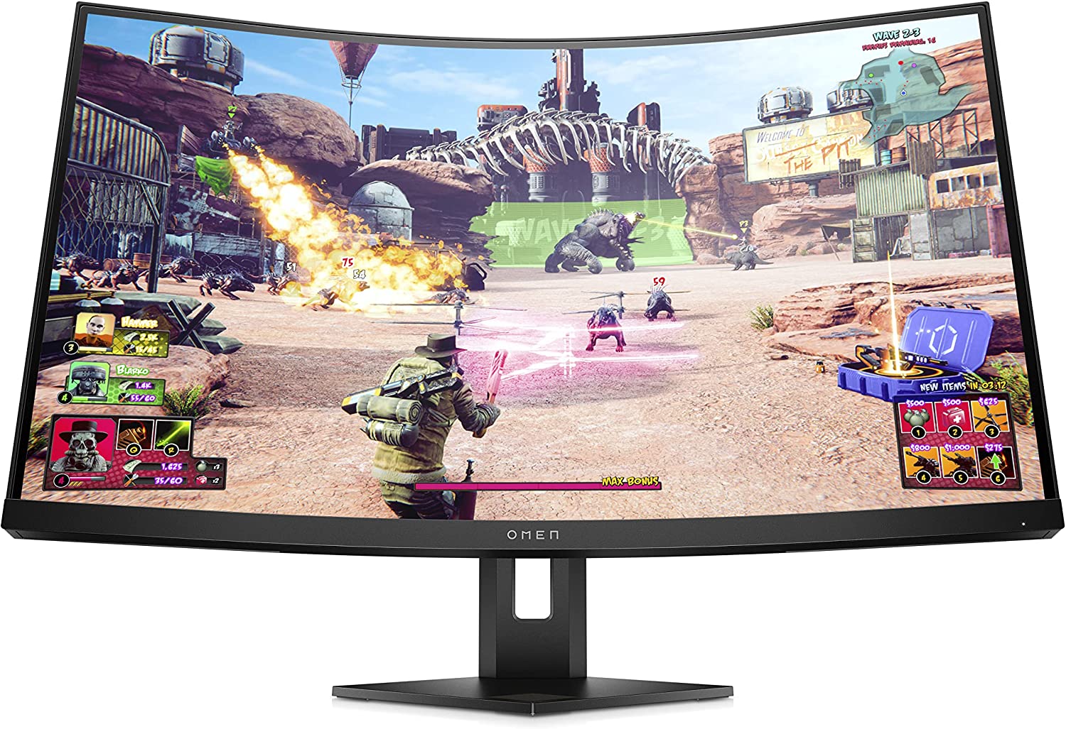 HP has announced the OMEN 27c gaming monitor, which features a curved 240Hz screen