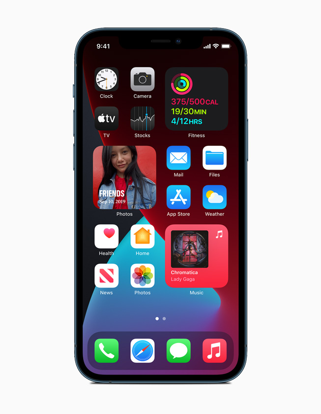 A Home Screen page displayed on iPhone 12 Pro.