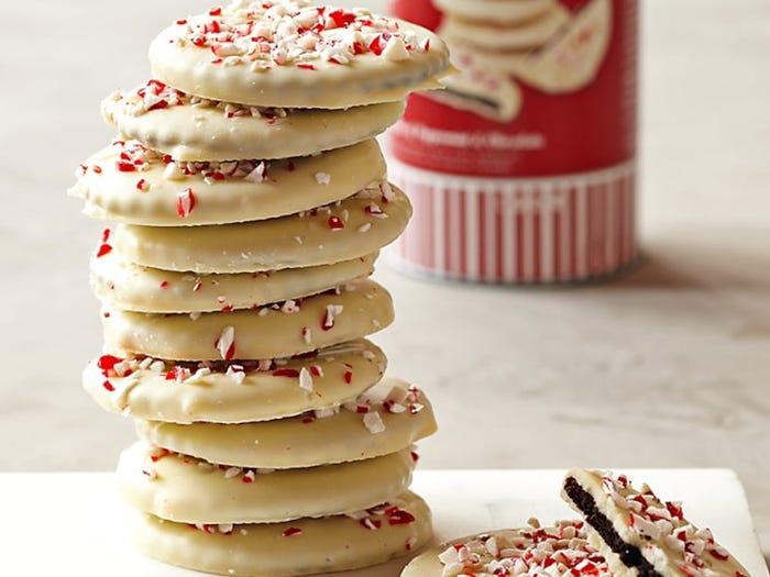 Host and hostess gifts peppermint bark cookies