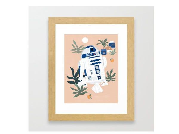 Society6 print with R2-D2 - Star Wars gifts
