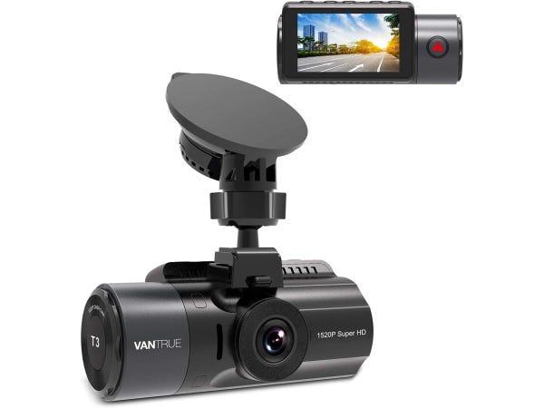 The Vantrue T3 dash cam with sharp 1520p resolution is on the simpler side without WiFi, but it has a screen that helps review footage when you're on the road.