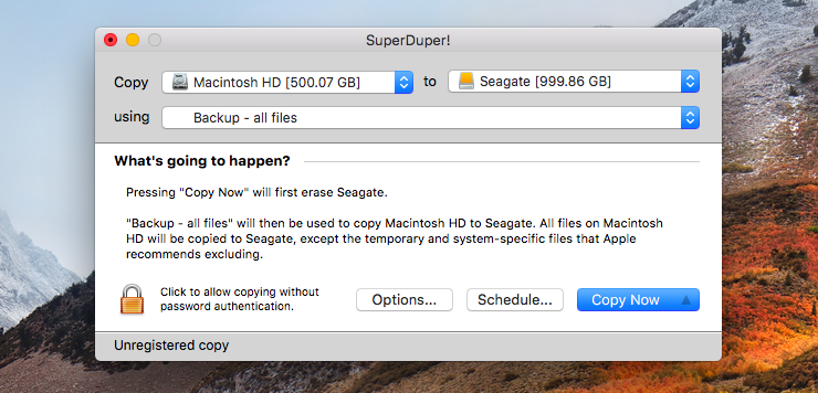 Mac Users: Clone Your Drive with SuperDuper