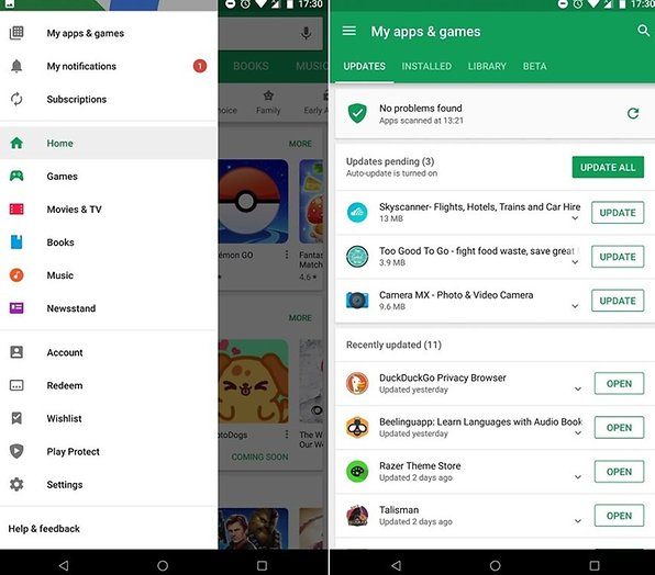 How to turn off automatic updates in the Google Play store | NextPit