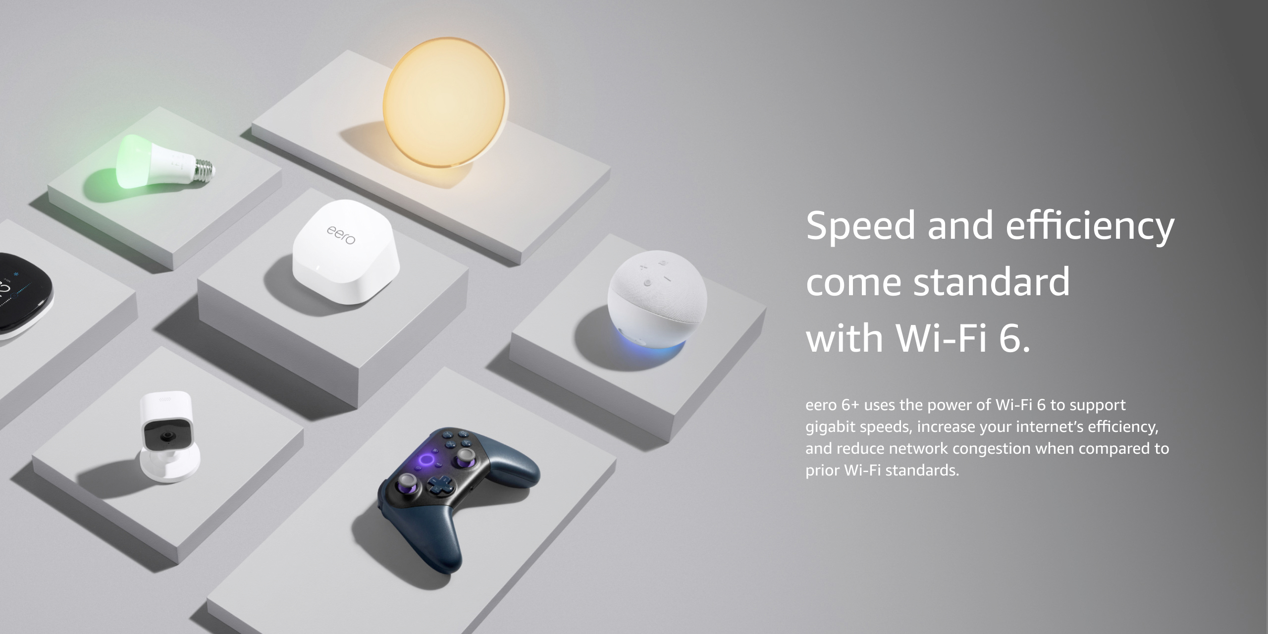 Speed and efficiency come standard with Wi-Fi 6
