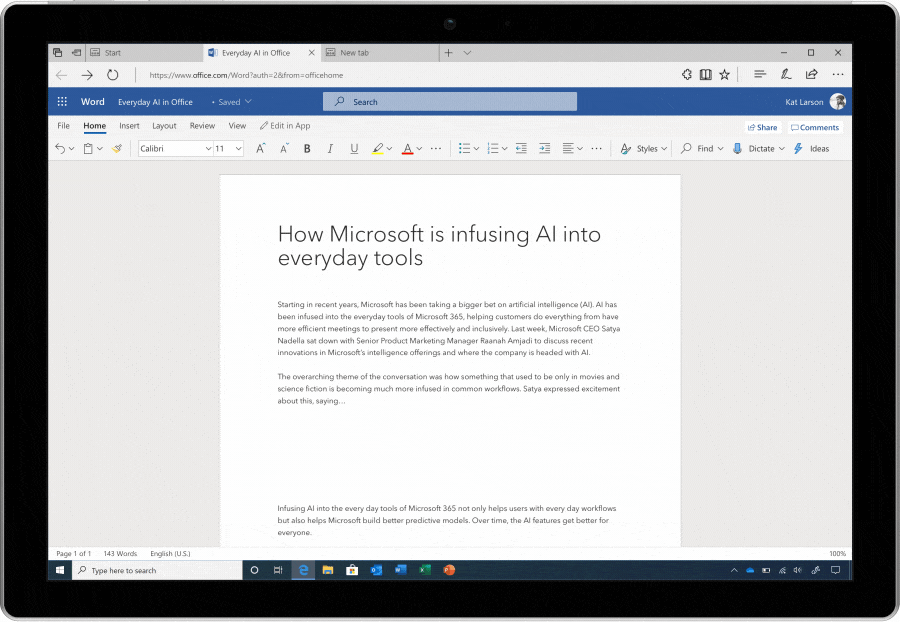 Microsoft adds transcription feature to Word