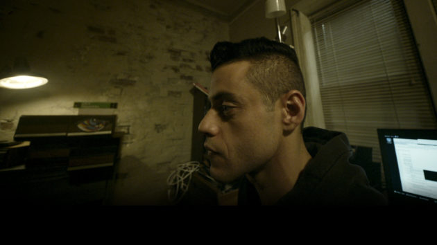 Rami Malek as Elliott Alderson in "Mr. Robot" Images via USA Network.