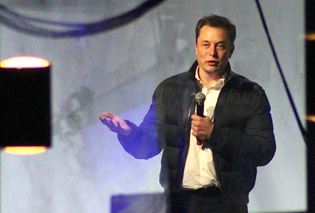 Elon Musk in Seattle in 2015. (GeekWire File Photo)