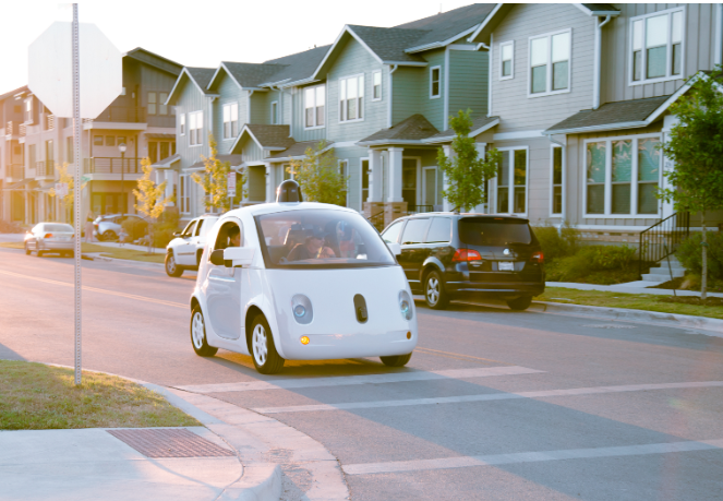 Photo via Medium/Google Self-driving car project.