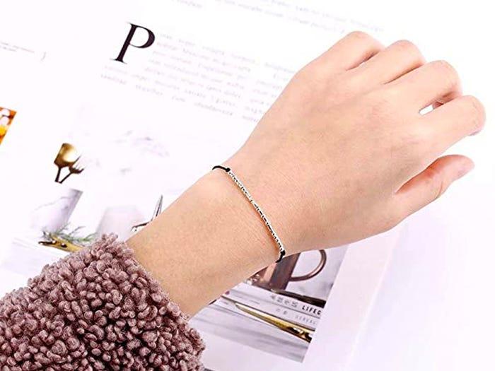 amazon unique gifts morse code bracelet
