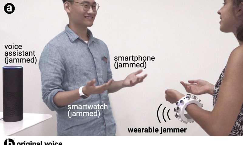 Team has jammer bracelet that outsmarts microphones