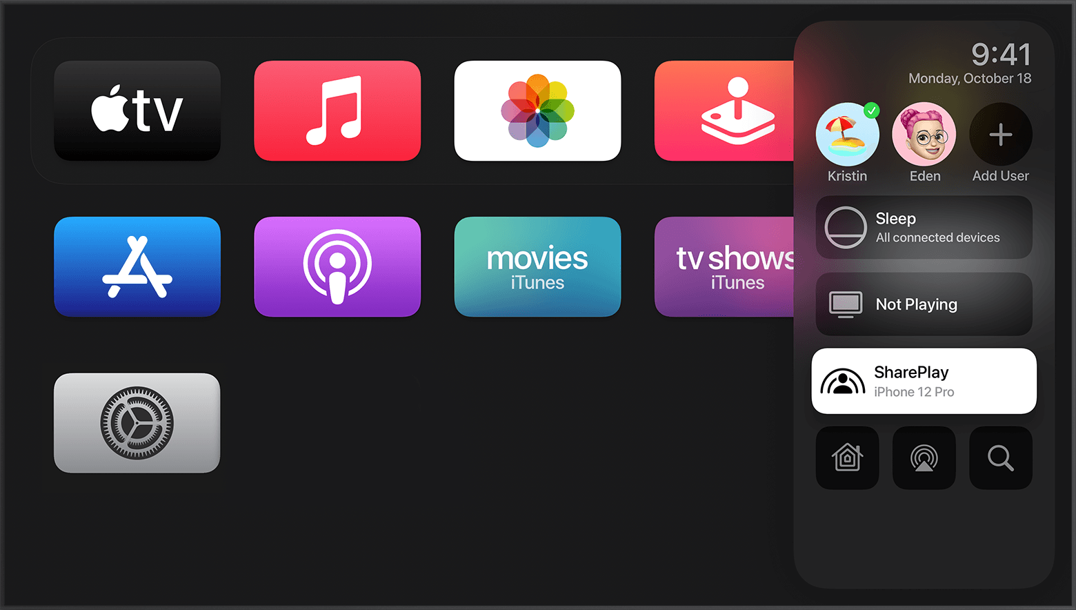 Use SharePlay to watch movies and TV shows together on your Apple TV - Apple  Support (GU)