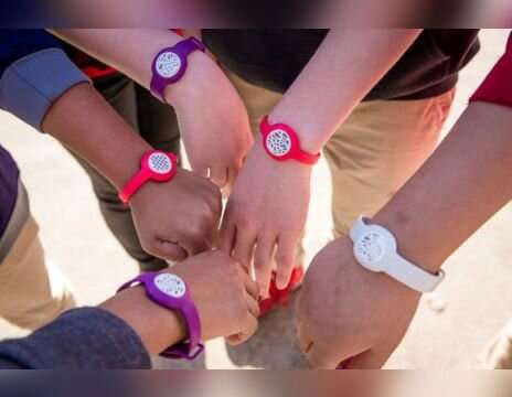 Wristband monitors personal exposure to air pollution